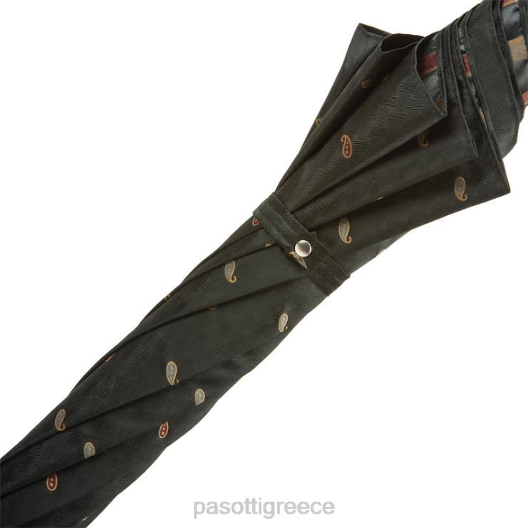 ομπρέλα | PASOTTI 478 5880-1 pu - βιοτεχνική ιταλική ομπρέλα με δερμάτινο χερούλι 2N6B8129 άνδρες